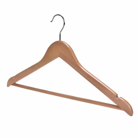 2021 Best Selling in USA Amazon Wooden Clothes Hanger Custom Colored Wood Hangers for Cloths