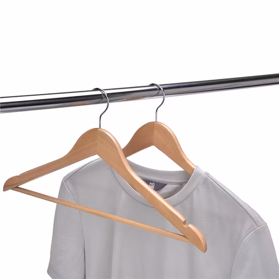 2021 Best Selling in USA Amazon Wooden Clothes Hanger Custom Colored Wood Hangers for Cloths