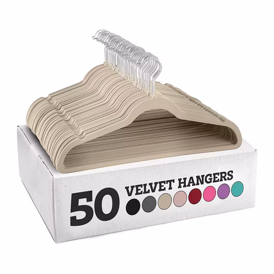 Holzbügel von chinesischen Lieferanten, einfache Kleiderbügel, Anzugbügel mit rutschfester Stange, glatter 360-Drehhaken-Supermarktbügel